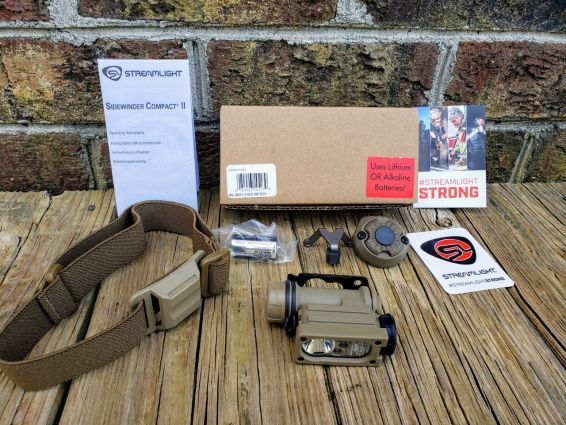 Flashlight/ New USMC-SIDEWINDER COMPACT® II HANDS FREE LIGHT  By Streamlight